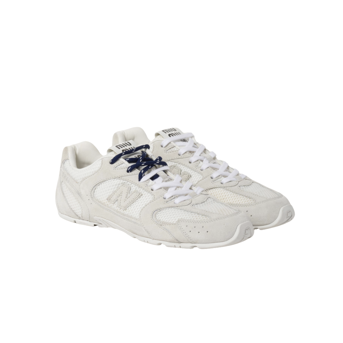 New Balance X Miu Miu 530 SL suede and mesh sneakers