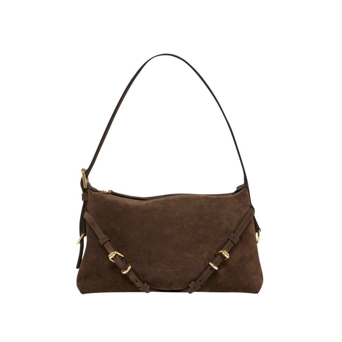 Givenchy Mini Voyou Suede Shoulder Bag