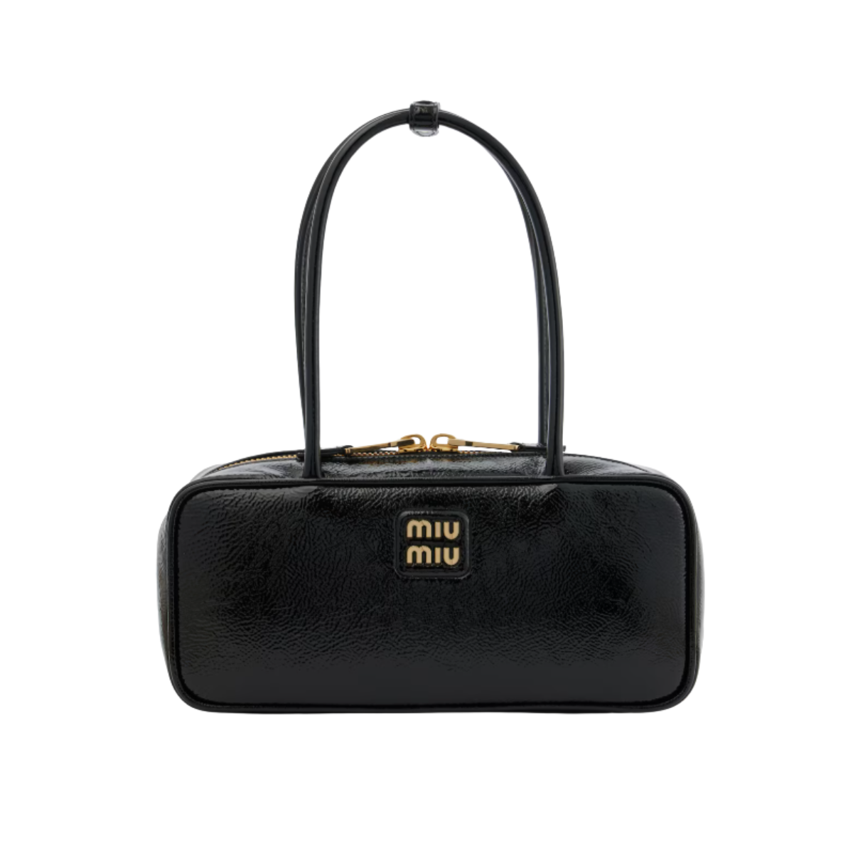Miu Miu Beau Patent Leather Tote Bag