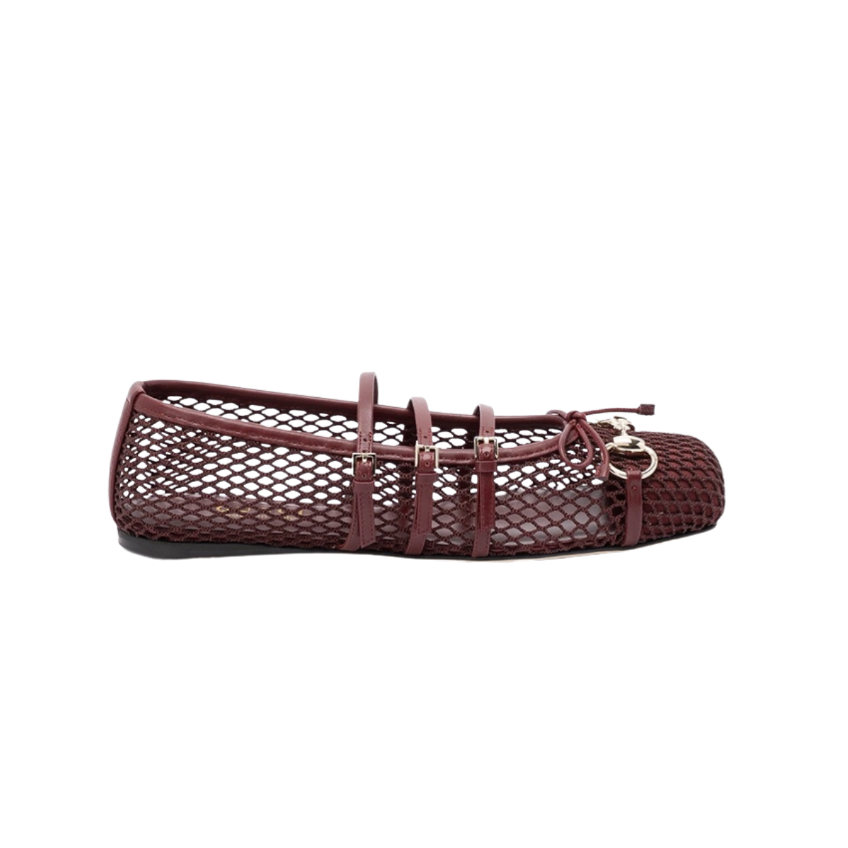 GUCCI Horsebit Mesh Ballet Flat