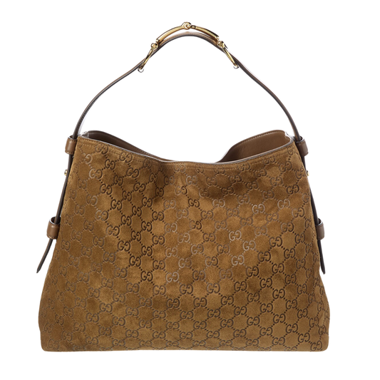 Gucci Beatrix Medium Suede Tote