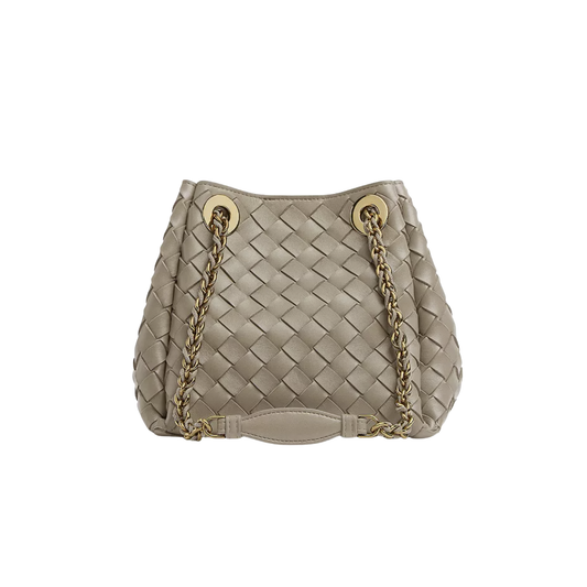 Bottega Veneta Small Parachute Leather Shoulder Bag