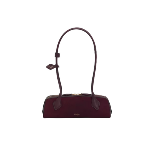 Alaia LE TECKEL SMALL BI-MATERIAL BAG IN LEATHER