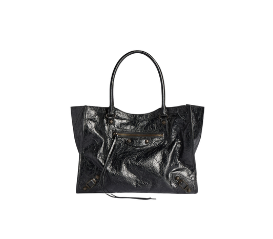 Balenciaga Le City Tote Bag Small in Black