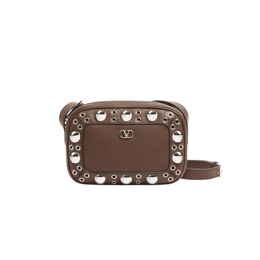 Valentino Garavani Nellcôte Crossbody Bag In Grainy Calfskin