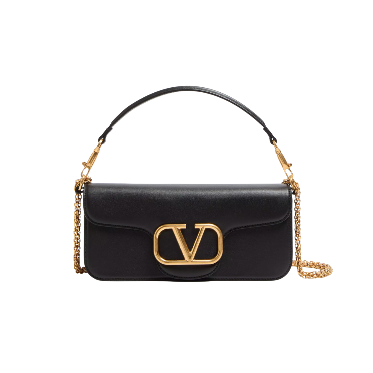 Valentino Garavani Locò Calfskin Shoulder Bag