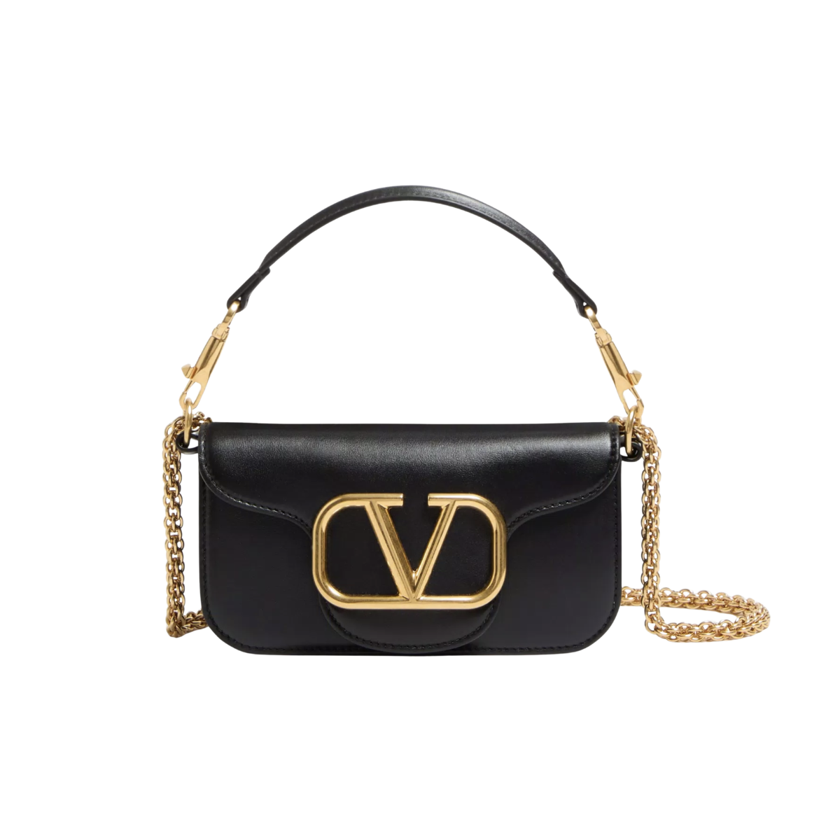 Valentino Garavani Locò Small Shoulder Bag In Calfskin