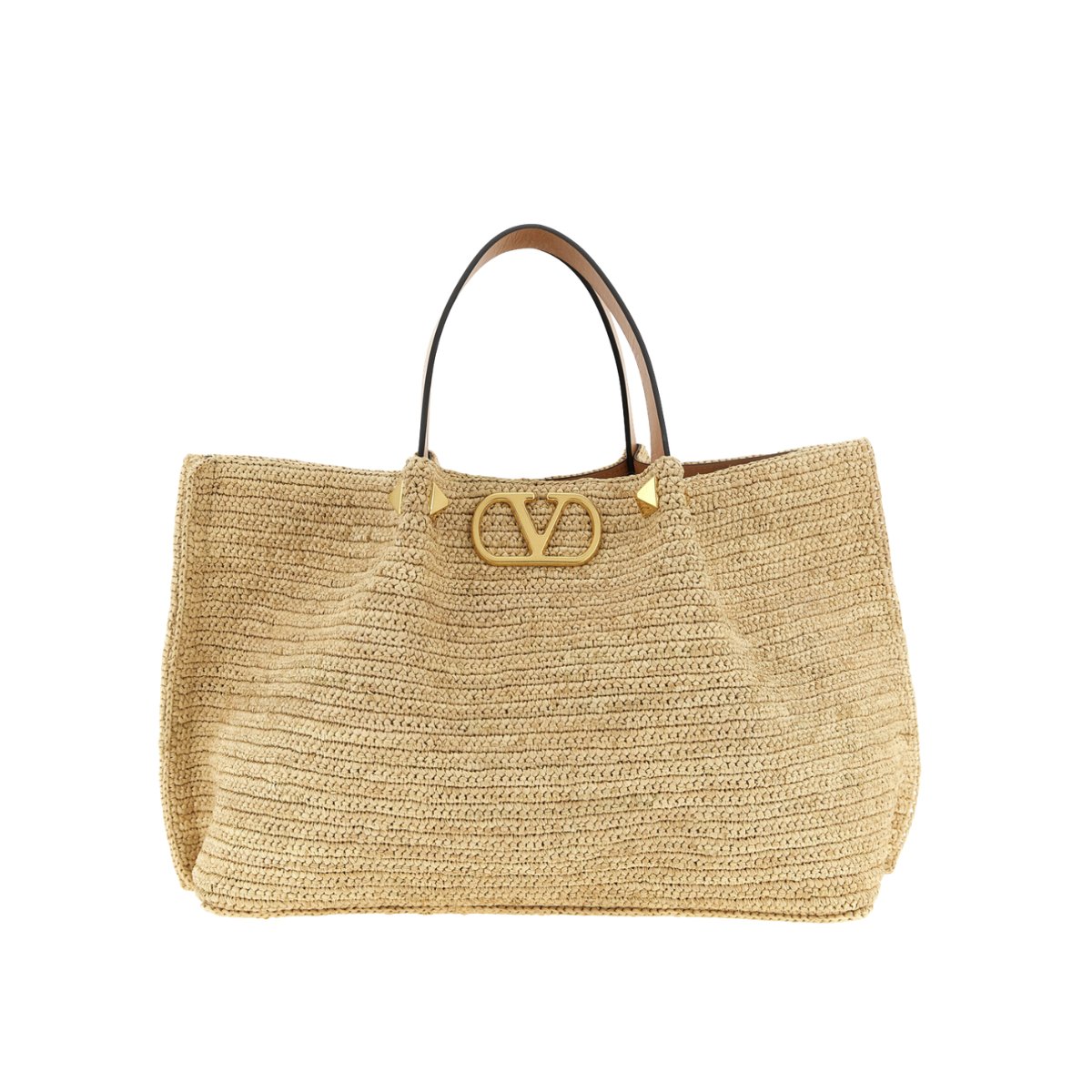 Valentino Garavani Medium Raffia Shopping Bag