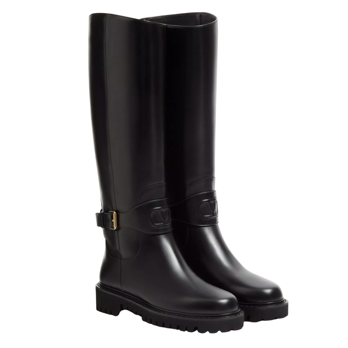 Valentino Garavani VLogo Signature Calfskin Boot 40Mm