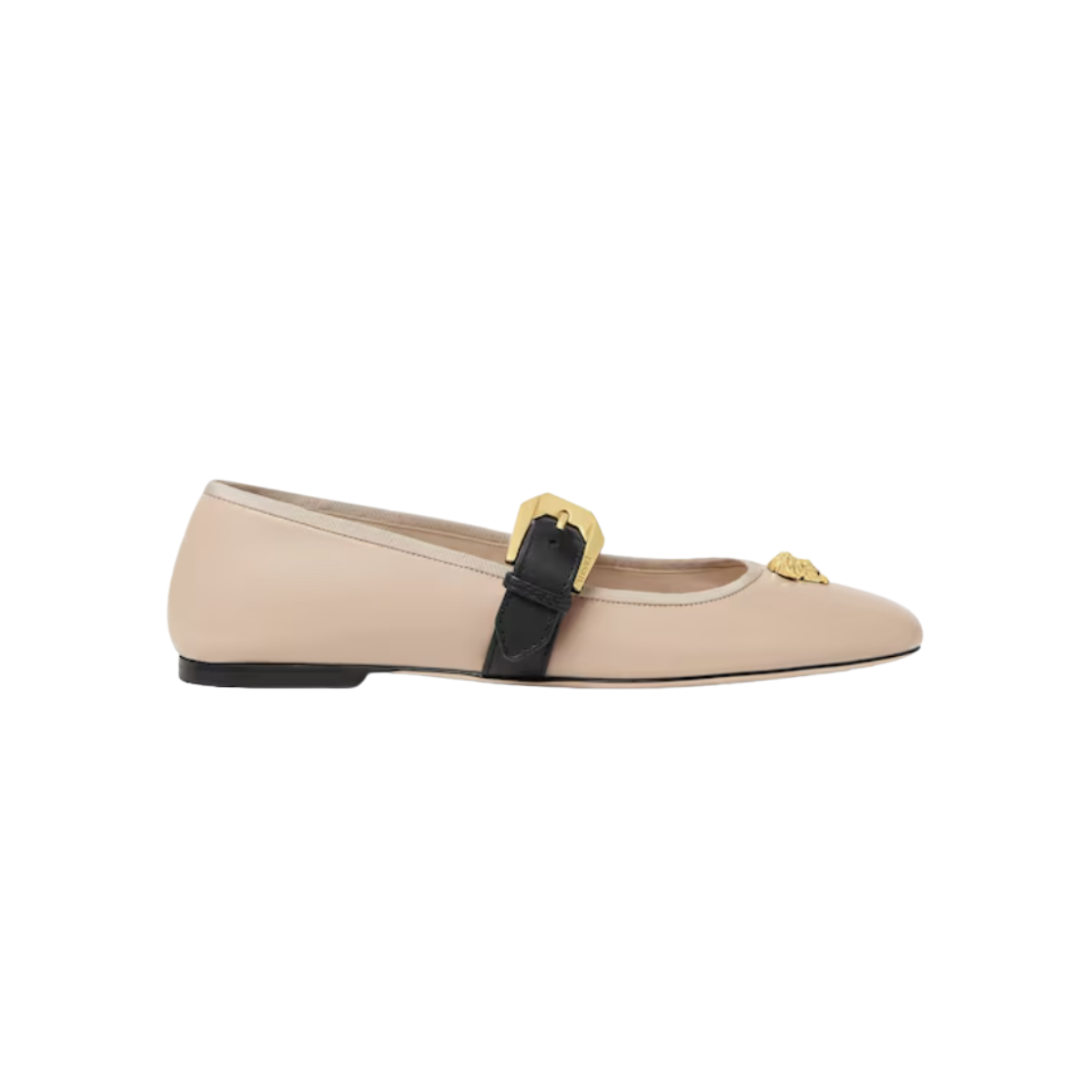 Versace La Medusa Nappa Ballerinas